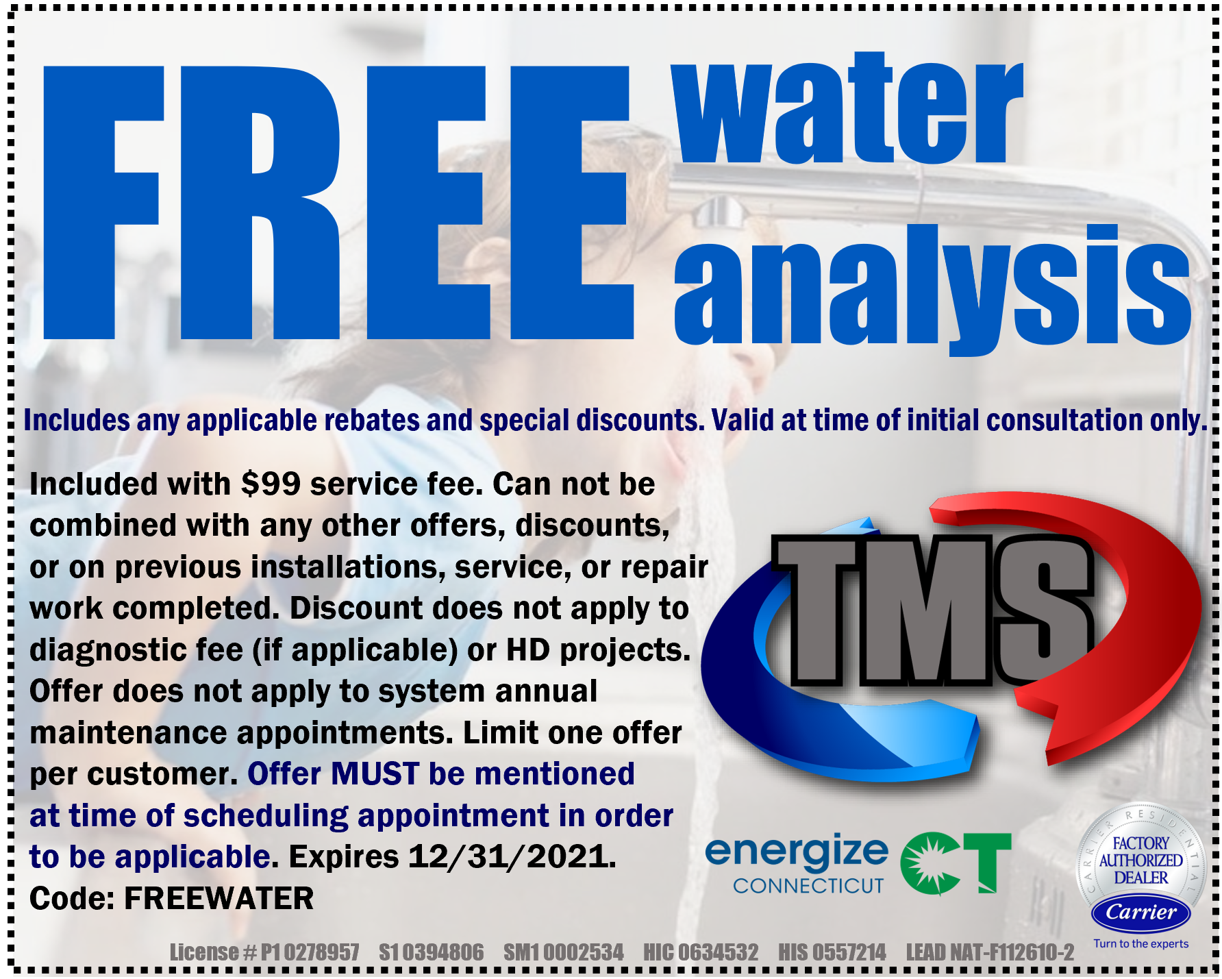 free water analysis