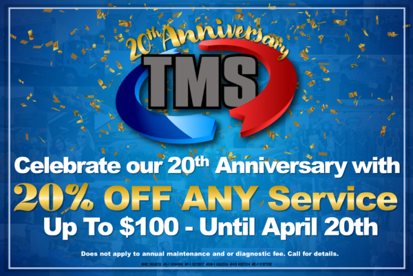 TMS 20th Anniversary Offer