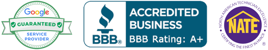 total mechanical systems accolades awards google guaranteed bbb nate certified